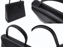 画像をギャラリービューアに読み込む, GIVENCHY MAROQUINERIE ジバンシィ マロキネリー フォーマルバッグ トップハンドル ハンドバッグ レザー ブラック 美品 中古 4b002861