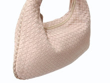 画像をギャラリービューアに読み込む, BOTTEGAVENETA ボッテガヴェネタ イントレチャート ミディアムヴェネタバッグ ショルダーバッグ ベージュ レザー 良品 中古 4b002862