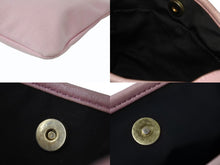 画像をギャラリービューアに読み込む, YVES SAINT LAURENT rive gauche イヴサンローラン ショルダーバッグ YSLロゴ キャンバス 斜め掛け ピンク 良品 中古 4b002894