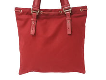 画像をギャラリービューアに読み込む, YVES SAINT LAURENT イヴサンローラン YSLロゴ リヴゴーシュカハラトート ハンドバッグ 121631 ワインレッド 美品 中古 4b002898