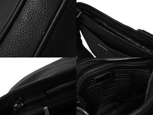 画像をギャラリービューアに読み込む, PRADA プラダ ショルダーバッグ クロスボディバッグ トライアングルロゴ VA1034 レザー ブラック シルバー金具 美品 中古 4b002989