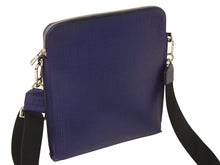 画像をギャラリービューアに読み込む, 極美品 LOEWE ロエベ ショルダーバッグ メッセンジャーバッグ ゴヤレポーター 316.60.P63 カーフ アナグラム ブルー シルバー金具 中古 4b002994