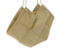 画像をギャラリービューアに読み込む, BOTTEGAVENETA ボッテガヴェネタ ハンドバッグ ショルダーバッグ 2way イントレチャート ナッパレザー ケーンシュガー 美品 中古 4b002999