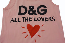 画像をギャラリービューアに読み込む, 極美品 DOLCE&amp;GABBANA ドルチェアンドガッバーナ タンクトップ F8H47T サイズ36 ALL THE LOVERS プリント ピンク 中古 4b003173