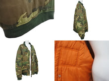 画像をギャラリービューアに読み込む, RAF SIMONS ラフシモンズ パッチワークボンバージャケット サイズXXL MA-1 01AW Riot! Riot! Riot! テロ期 カモフラ柄 美品 中古 4b003196