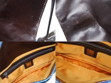 画像をギャラリービューアに読み込む, FENDI フェンディ マンマバケット ワンショルダーバッグ 26424 スパンコール ビーズ ブルー シルバー金具 美品 中古 4b003243