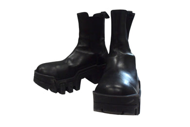 BALENCIAGA バレンシアガ Bulldozer チェルシーブーツ ブラック マットスムースカーフスキン 693968 サイズ43 美品 中古 4b003276