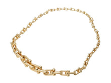 画像をギャラリービューアに読み込む, TIFFANY&amp;Co. ティファニー ハードウェア グラジュエイテッド リンク ネックレス Au750 イエローゴールド 重量約74.7g 美品 中古 4b003299