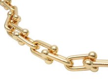 画像をギャラリービューアに読み込む, TIFFANY&amp;Co. ティファニー ハードウェア グラジュエイテッド リンク ネックレス Au750 イエローゴールド 重量約74.7g 美品 中古 4b003299