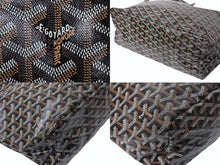 画像をギャラリービューアに読み込む, 新品未使用 GOYARD ゴヤール サンルイPM バッグ トートバッグ STLOUIPMLTY01CL01P マーカージュアート ノザミレベット ブラック 中古 4b003301