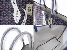 画像をギャラリービューアに読み込む, 新品未使用 GOYARD ゴヤール サンルイPM バッグ トートバッグ STLOUIPMLTY12CL12P マーカージュアート スネーク 蛇 ネイビー 中古 4b003302