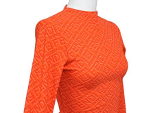 Load image into Gallery viewer, 極美品 FENDI フェンディ × SKIMS スキムス 長袖ボディスーツ FXF600 サイズXS モックネック キムカーダシアン レッド 総柄 中古 4b003307