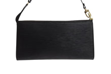 Load image into Gallery viewer, 極美品 LOUIS VUITTON ルイヴィトン ポシェット アクセソワール アクセサリーポーチ エピ M52942 ブラック ゴールド金具 中古 4b003412