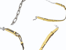 画像をギャラリービューアに読み込む, PRADA プラダ チェーンショルダーバッグ サフィアーノレザー ターンロック イエロー ロゴ金具 シルバー金具 美品 中古 4b003420