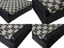 Load image into Gallery viewer, 極美品 CELINE セリーヌ トートバッグ トリンオフ スモールバーティカルカバ 194352CS8.38NO カーフスキン キャンバス ブラック ホワイト 中古 4b003460