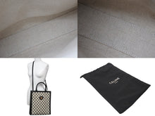 Load image into Gallery viewer, 極美品 CELINE セリーヌ トートバッグ トリンオフ スモールバーティカルカバ 194352CS8.38NO カーフスキン キャンバス ブラック ホワイト 中古 4b003460