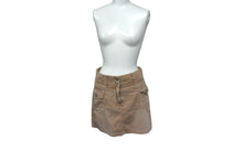 画像をギャラリービューアに読み込む, [USED/中古]DOLCE&amp;GABBANA ドルチェアンドガッバーナ スカート ブラウン コットン 36 HDK1J/8023 シルバー金具 Cランク 中古 4b003466