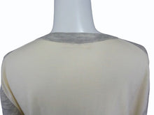Load image into Gallery viewer, 極美品 CELINE セリーヌ クルーネック ウール ニット セーター 長袖 イタリア製 23W61/5186 アイボリー グレー サイズXS 中古 4b003468