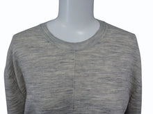 Load image into Gallery viewer, 極美品 CELINE セリーヌ クルーネック ウール ニット セーター 長袖 イタリア製 23W61/5186 アイボリー グレー サイズXS 中古 4b003468