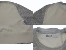 Load image into Gallery viewer, 極美品 CELINE セリーヌ クルーネック ウール ニット セーター 長袖 イタリア製 23W61/5186 アイボリー グレー サイズXS 中古 4b003468