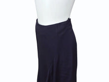 Load image into Gallery viewer, CELINE セリーヌ フィービー期 ロングスカート 2 2H94 サイズ36 アシンメトリー マーメイド ネイビー 変形 美品 中古 4b003498