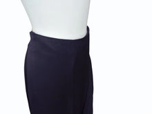 Load image into Gallery viewer, CELINE セリーヌ フィービー期 ロングスカート 2 2H94 サイズ36 アシンメトリー マーメイド ネイビー 変形 美品 中古 4b003498