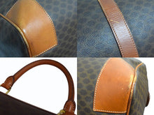 Load image into Gallery viewer, CELINE セリーヌ ボストンバッグ ブラウン PVC レザー ゴールド金具 美品 中古 4b003533