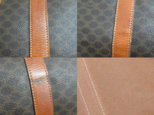 Load image into Gallery viewer, CELINE セリーヌ ボストンバッグ ブラウン PVC レザー ゴールド金具 美品 中古 4b003533