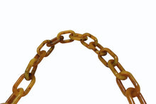 Load image into Gallery viewer, PRADA プラダ プラスチックチェーン ショルダーバッグ ワンショルダーバッグ イタリア製 レザー ブラウン シルバー金具 美品 中古 4b003549