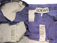 画像をギャラリービューアに読み込む, LOEWE ロエベ Striped Pyjama Trousers ストライプド パジャマトラウザーズ S359Y04X75 サイズL アナグラムロゴ刺繍 美品 中古 4b003583