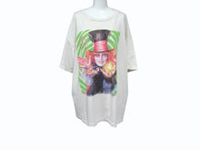 画像をギャラリービューアに読み込む, SAINT MICHAEL セントマイケル 半袖Ｔシャツ DSNY SS TEE MAD HATTER SM-A23-0000-C25 コットン ホワイト マルチカラー サイズXL 美品 中古 4b003597