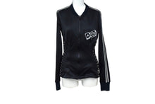 画像をギャラリービューアに読み込む, DOLCE&amp;GABBANA ドルチェアンドガッバーナ RADIO ジップアップ トラック ジャケット ブラック ナイロン ポリエステル サイズ40 美品 中古 4b003639