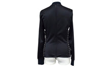 画像をギャラリービューアに読み込む, DOLCE&amp;GABBANA ドルチェアンドガッバーナ RADIO ジップアップ トラック ジャケット ブラック ナイロン ポリエステル サイズ40 美品 中古 4b003639