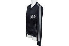 画像をギャラリービューアに読み込む, DOLCE&amp;GABBANA ドルチェアンドガッバーナ RADIO ジップアップ トラック ジャケット ブラック ナイロン ポリエステル サイズ40 美品 中古 4b003639