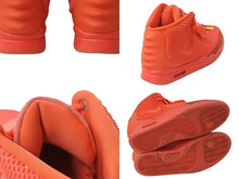 画像をギャラリービューアに読み込む, NIKE YEEZY2 ナイキ エアイージー2 ハイカットスニーカー RED OCTOBER レッドオクトーバー 508214-660 レッド サイズUS6.5 美品 中古 4b003821
