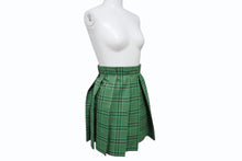 画像をギャラリービューアに読み込む, MIUMIU ミュウミュウ チェックスカート ボトムス サイズ36 コットン グリーン ブラウン 羊毛 美品 中古 4b003828