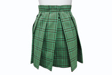 画像をギャラリービューアに読み込む, MIUMIU ミュウミュウ チェックスカート ボトムス サイズ36 コットン グリーン ブラウン 羊毛 美品 中古 4b003828