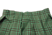 画像をギャラリービューアに読み込む, MIUMIU ミュウミュウ チェックスカート ボトムス サイズ36 コットン グリーン ブラウン 羊毛 美品 中古 4b003828