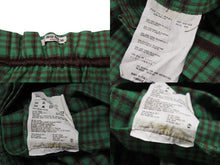 画像をギャラリービューアに読み込む, MIUMIU ミュウミュウ チェックスカート ボトムス サイズ36 コットン グリーン ブラウン 羊毛 美品 中古 4b003828
