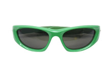 画像をギャラリービューアに読み込む, 極美品 BOTTEGAVENETA ボッテガヴェネタ グリーンコーン ラップアラウンドサングラス BV1184S サイズ58□19-125 L パラキート 中古 4b003845