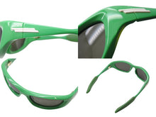画像をギャラリービューアに読み込む, 極美品 BOTTEGAVENETA ボッテガヴェネタ グリーンコーン ラップアラウンドサングラス BV1184S サイズ58□19-125 L パラキート 中古 4b003845