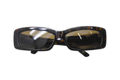 BALENCIAGA バレンシアガ レクタングル サングラス BB0286S サイズ69□18-140 XL べっ甲カラー ブラウン 美品 中古 4b003847