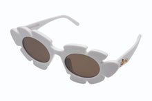 画像をギャラリービューアに読み込む, LOEWE ロエベ サングラス フラワーシェイプ PAULA&#39;s IBIZA LW40088U インジェクションナイロン イタリア製 ホワイト 美品 中古 4b003851