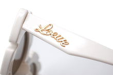 画像をギャラリービューアに読み込む, LOEWE ロエベ サングラス フラワーシェイプ PAULA&#39;s IBIZA LW40088U インジェクションナイロン イタリア製 ホワイト 美品 中古 4b003851