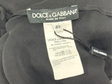 画像をギャラリービューアに読み込む, 新品未使用 DOLCE&amp;GABBANA ドルチェ アンド ガッバーナ ブラウス シアー ブラウス ブラック シルク 40 F7AG0TFU1AT 中古 4b003861