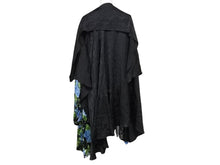 Load image into Gallery viewer, 極美品 BALENCIAGA バレンシアガ ワンピース 花柄 575428 イタリア製 レーヨン シルク ブラック マルチカラー サイズ40 中古 4b003883