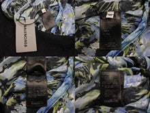 Load image into Gallery viewer, 極美品 BALENCIAGA バレンシアガ ワンピース 花柄 575428 イタリア製 レーヨン シルク ブラック マルチカラー サイズ40 中古 4b003883