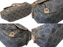 Load image into Gallery viewer, CELINE セリーヌ ワンショルダーバッグ SA00/25 マカダム柄 キャンバス レザー グレー系 ブロンズ系 良品 中古 4b003915