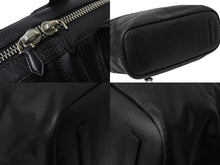 画像をギャラリービューアに読み込む, Givenchy ジバンシー ハンドバッグ ショルダーバッグ MA0144 2WAY レザー ブラック シルバー金具 美品 中古 4b003921