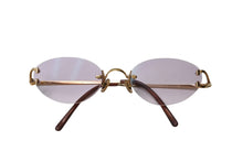 Load image into Gallery viewer, Cartier カルティエ リムレス メガネ 度入り 眼鏡 アイウェア メタル 283226 ゴールド 小物 ゴールド金具 美品 中古 4b003955